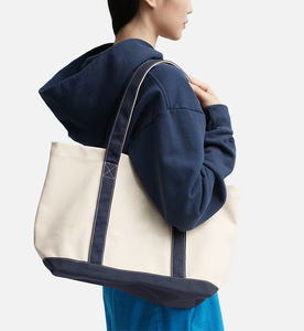 Bolsa de Mercado Reutilizable Espaciosa de Lona de Algodón Ecológica con Logotipo Personalizado y Artesanía de Primera Calidad - Product Image 5