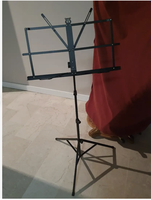 360-degree Angle Adjustment Adjustable Violin Guitar Music Stand Portable Foldable Reading Performances Support Sheet With Bag