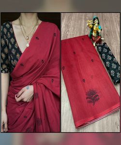 Oranje Sari Voor Een Levendige En Energieke Vibe Rijke Kantoorkleding Kanchipuram Zijden <span class=keywords><strong>Saree</strong></span> Met Worstelrand - Product Image 3
