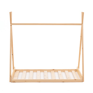 Cama Tipi de Madera Natural ROBINCOOL, Tipo Montessori, con Base de Listones, para Niños y Niñas - Product Image 2