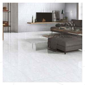 Carreaux en porcelaine rectifiés de taille 600x600 mm, solutions de revêtement de sol sans joint, faible absorption d'eau, carreaux vitrifiés émaillés - Product Image 4