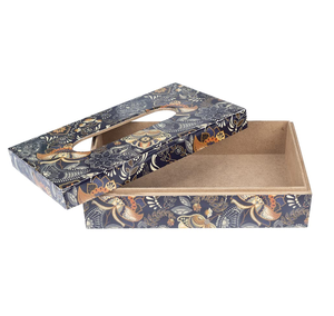 Boîte à mouchoirs en bois imprimé en émail Boîte à mouchoirs en bois écologique de haute qualité Prix le plus bas - Product Image 5