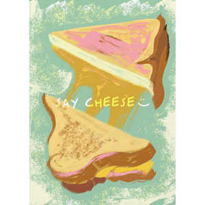 Patrón de naturaleza muerta: sándwiches de queso derretido - Product Image 2