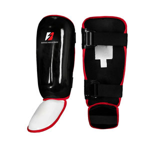 Top Selling 2026 Leather Boxing MMA Latest Shin Guards High Quality Shin In <b>Step</b> With Custom Logo - Product Image 4