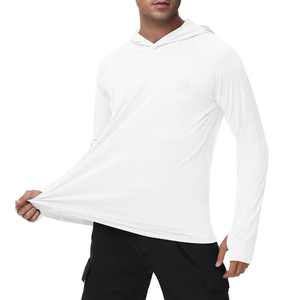 Sweat à capuche de pêche personnalisé avec logo, vêtements de performance, polyester à séchage rapide, manches longues, protection solaire UV, UPF 50, chemises de pêche - Product Image 2