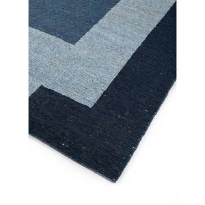 Alfombras de Yute y Cáñamo Tejidas Planas Azules Daaira PKJT-37 para Uso Doméstico con Patrón Abstracto - Product Image 2