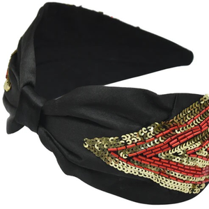 Diademas Bordadas con Cuentas, Diademas de Tela Multicolor para Mujeres y Niños - Product Image 3