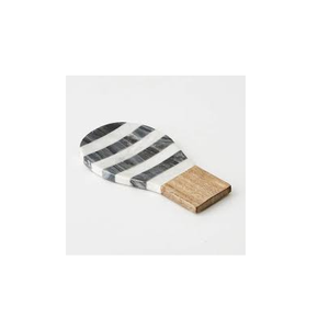 Soporte de cuchara de mármol de diseñador con mango de madera para utensilios de cocina Producto más popular - Product Image 5