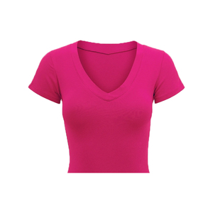 Nueva Camiseta Personalizada para Mujer, Cuello Redondo, Manga Corta, Transpirable, Ecológica, de Algodón Orgánico, con Estampado en Relieve, para Todas las Temporadas - Product Image 4
