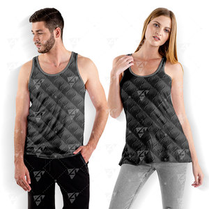 Camiseta sin mangas de alta calidad para hombre, para gimnasio y entrenamiento físico, de secado rápido, fabricada en Pakistán por Azonix Industry. - Product Image 1