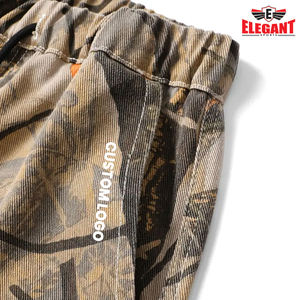 Pantalon de survêtement en toile camouflage Real Tree avec logo personnalisé, pantalon pour homme, respirant, séchage rapide, taille élastique, pantalon sur mesure - Product Image 4