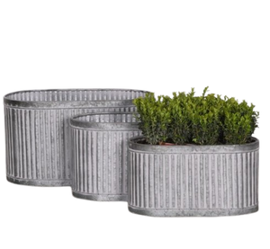 Maceta galvanizada recién llegada con soporte para balcón del hogar o decoración de jardín del piso mejorada con acabado duradero - Product Image 3