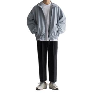 Chaqueta Cortavientos Deportiva Ligera para Hombre, 100% Poliéster, con Cierre, Diseño Clásico de Bloques de Color, Forro de Malla Transpirable - Product Image 3