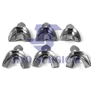 Plateau d'empreinte dentaire professionnel en acier inoxydable, plateau de moulage orthodontique pour dentiste, équipement de laboratoire réutilisable - Product Image 6