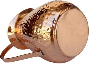 High Quality Handcrafted <b>Copper</b> <b>Jug</b> with Leakproof Lid Perfect for Storing Water and Maintaining Natural Mineral Properties - Product Image 3