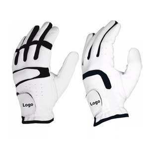 Men's Genuine Leather Sports Gloves Sheepskin Non-Slip Particles Golf Goods Split <b>Finger</b> Gloves for Left <b>Hand</b> Adult Golf Gloves - Product Image 1