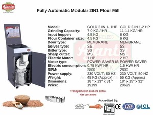 Moulin à farine domestique et vertical de haute qualité unité de machine de traitement des aliments système entièrement automatique pour un usage commercial et domestique - Product Image 5