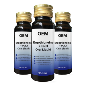 Suplemento diario OEM de etiqueta privada sin OGM y vegano Ergothioneine + PQQ Oral Liquid apoya el bienestar general - Product Image 6