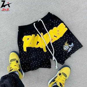 <b>Men's</b> Casual <b>Loose</b> <b>Fit</b> Solid Cotton <b>Joggers</b> Shorts High Street Style Quick Dry Summer Athletic - Product Image 3