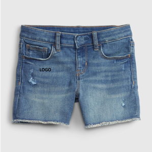 High Quality Canvas Denim Shorts Fashion High Waist Blue <b>Jeans</b> Casual Pants Elastic Waist <b>Drawstring</b> <b>Men</b> Denim Quick Dry - Product Image 6