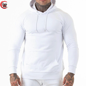 Sweat à capuche en éponge française 100% coton de luxe pour hommes Logo imprimé personnalisé surdimensionné col à capuche vêtements d'hiver teints unis - Product Image 4
