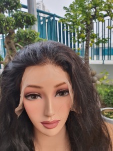 Extensiones de Cabello Remy Vietnamita Negro Natural de 24 Pulgadas, Ondas Profundas Sueltas, Paquetes 13x6 HD para Productos Capilares de Marca Privada - Product Image 2