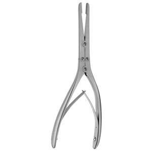 Pinzas quirúrgicas médicas de acero inoxidable Wright Rubin Septal Morselizer, 20cm, mango de resorte de doble acción, eje recto CE ISO - Product Image 2