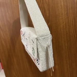 Multicolor Beaded <b>Bag</b> with Handle, Handheld <b>Bag</b>, Casual Hand <b>Bag</b>, Indian Handicraft, Handmade, <b>Baguette</b> <b>bag</b>, - Product Image 3