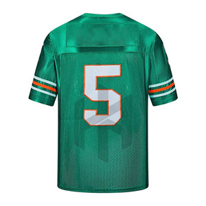Qualité supérieure Respirant Grande Taille Maillot de football américain à manches courtes Nom de l'équipe personnalisé Vente en gros - Product Image 2