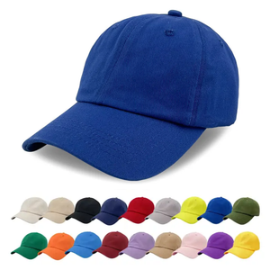 Venta al por mayor de gorras de béisbol y de golf lisas sin estructura con logotipo personalizado para hombres gorra de camionero de algodón suave de alta calidad - Product Image 1