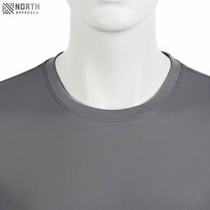 เสื้อยืดแขนสั้นลำลองพิมพ์ลายสำหรับผู้ชายเสื้อยืดวิ่งฤดูร้อนยืดหยุ่นสูงแห้งเร็วระบายอากาศได้ดี - Product Image 4