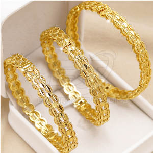 2026 Luxury Bridal <b>Bangles</b> for Women Gold Finish Wedding Jewelry Designer Wedding <b>Bangles</b> Set - Product Image 3