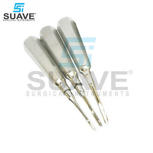 Elevadores de raíz apical de extracción quirúrgica Instrumentos dentales de acero inoxidable de la izquierda por INSTRUMENTOS SURGICAL SUAVE - Product Image 4