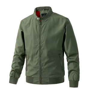Chaqueta de invierno para hombre, impermeable, fina, informal, de negocios, talla grande, para primavera y otoño, diseño de vuelo sencillo para Oriente Medio - Product Image 1