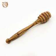 El dispensador de miel de madera de olivo es una herramienta duradera, no porosa e higiénica, hecha a mano. - Product Image 1