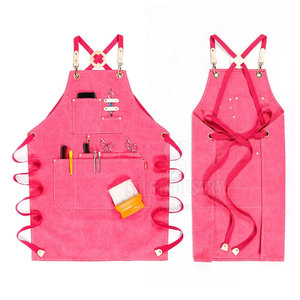 Venta caliente delantales de peluquero de algodón 2025 nuevo estilo delantales de peluquero precio de fábrica delantales de peluquero para la venta - Product Image 1