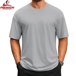 Alta calidad de gran tamaño 100% algodón Streetwear camiseta lisa Vintage Heavyweight Tees DTG estampado personalizado ácido lavado para hombres camiseta - Product Image 6