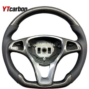 Volant personnalisé en fibre de carbone YTcarbon, en daim italien importé, pour les modèles C Class E GLE Vito C200 C260L GLC AL - Product Image 3