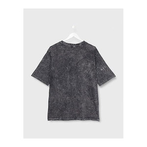 เสื้อยืดคอกลมผู้ชาย ผ้าผสมโพลีเอสเตอร์/คอตตอน ทรงหลวม น้ำหนักมาก สไตล์ลำลอง - Product Image 3