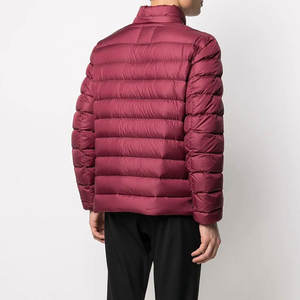 2024 Latest Quality Men's Water-Resistant Quilted Puffer <b>Jacket</b> Winter Warm Thin Down <b>Jacket</b> with Stand Collar <b>Packable</b> - Product Image 3