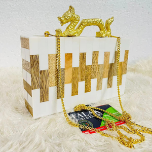 Stylish Wooden Resin Women <b>Clutch</b> <b>Bag</b> Affordable Evening Purse <b>for</b> <b>Weddings</b> & Parties Trendy Handcrafted Wooden Resin <b>Clutch</b> FWE - Product Image 1