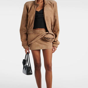 New Design Ladies Summer 220gsm Cotton Crop <b>Top</b> Jackets Custom Printing Women Custom Demand Crop <b>Top</b> Jackets - Product Image 6