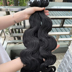 Paquets de couleur naturelle de vague de corps les plus populaires cheveux humains vietnamiens et fermeture 12A Grade 200% densité avec prix de gros - Product Image 1