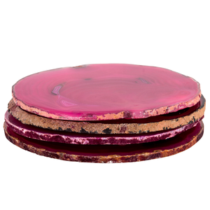 จานรองแก้วโมราสีชมพู - Product Image 1