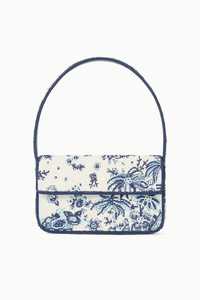 Bolso de hombro azul con cuentas, bordado floral de bola 8, bolso de mano con cuentas de vidrio, cartera de noche para mujer, bolso de mano con diseño de concha de Aquario - Product Image 3