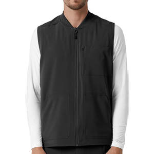 Gilet de gommage léger veste médicale gilet de gommage manteau gilet moderne avec bouton avant et 2 poches disponibles dans toutes les couleurs - Product Image 2