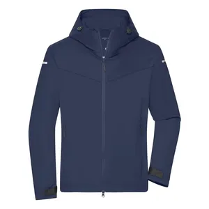 Men's All-Weather Recycled Sustainable Raincoat Sustainable <b>Jacket</b> with Practical Gadgets - Product Image 2