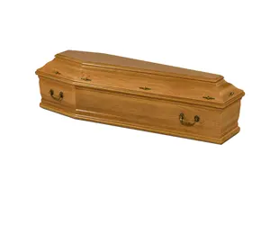 Europa italienischer Stil Massivholz Sarg Begräbnis Holz Grab Gewölbe Combo Bett Holz schatulle und Sarg Box Feuer bestattung Urnen Box