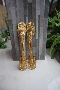 Poignées de porte classiques en métal de qualité lourde pour portes intérieures et extérieures Décor Articles de quincaillerie de meubles de luxe Poignées pour bureau à domicile - Product Image 6