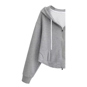 Vestido Sudadera de Invierno Personalizado para Mujer, 100% Algodón Fleece, Ecológico, Transpirable, Resistente al Viento, Diseño 3D en Relieve, Bordado Frontal - Product Image 6